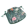Velvet Chinoiserie Spindelsitzkissen | Luxus bedruckte Samtsitzkissen