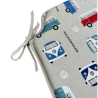 Classic Camper Spindle Shaped Seat Pads | Printed Spindle Chair Pads
