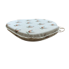 Coussins de chaise à fuseaux en forme de fuseau à motif faisan | Coussins de chaise à fuseaux à motif faisan