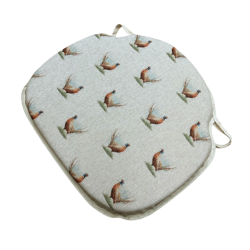 Spindelförmige Fasanen-Sitzkissen | Fasanen-Print-Spindel-Stuhlkissen