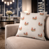 Small Rooster Cushions | Country Cushions | Rooster Print Sofa Cushions