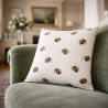 Small Bee Sofa Cushions | Bee Print Cushions | Bumblebee Cushions
