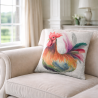 Large Rooster Reversible Cushion | Reversible Cushion | Rooster Cushion