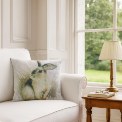 Large Rabbit Reversible Cushion | Reversible Cushions | Rabbit Cushion