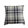 Coussins en denim à carreaux Highland | Coussins à carreaux bleus | Coussins tartan