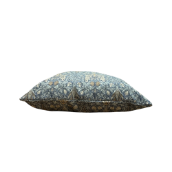 Snakeshead Denim Cushions | Patterned Scatter Cushions | Blue Cushions