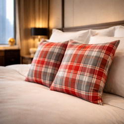 Highland Check Autumn Cushions | Checked Cushions | Tartan Cushions