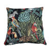 Black Rainforest Tapestry Square Cushions | Patterned Tapestry Cushions
