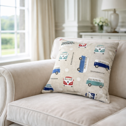 Classic Camper Printed Cushions | Modern Cushion | Printed Cushions |