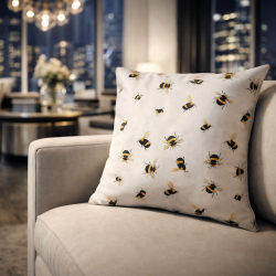 Honey Bee Cushion Covers | Printed Bee Cushions | Bumble Bee Cushions