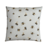 Housses de coussin abeilles | Coussins imprimés abeilles | Coussins bourdons