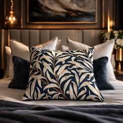 Willow Bough Azure Tapestry Cushions | Blue Patterned Tapestry Cushions