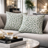 Housses de coussin à motifs de feuilles vertes | Coussins à motifs de feuilles | Coussins à motifs de feuilles vertes |