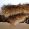 CLEARANCE! Roter Panda Kunstfell Bettläufer | Rotbrauner Kunstfell Läufer
