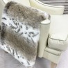 KLARNA! Beige Lynx Kunstfell Bettläufer | Tiermuster Bettläufer