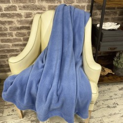 Sky Blue Fleece Throw | Light Blue Fleece Blanket | Fleece Blankets |