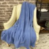 Sky Blue Fleece Throw | Light Blue Fleece Blanket | Fleece Blankets |