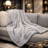 Light Grey Fleece Blanket | Blassgraue Fleece-Decke | Fleece-Decken |