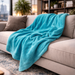 Jadegrüne Fleece-Decke | Jade Fleece-Decke | Grüne Fleece-Decke |