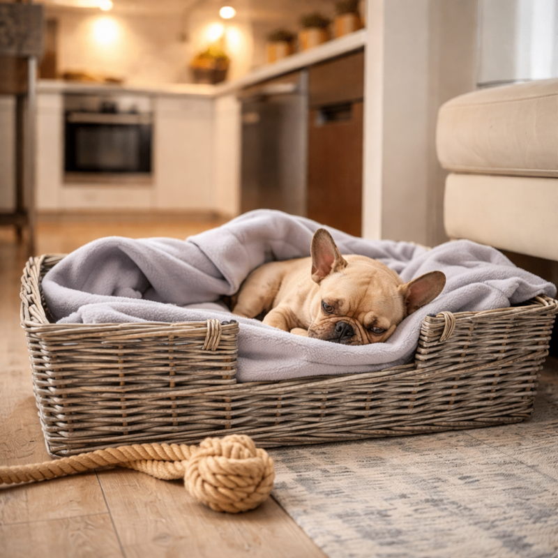 Leichte graue Fleece-Hundedecke | Fleece-Haustierdecke | Fleece-Hundedecke