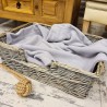 Light Grey Fleece Dog Blanket | Fleece Pet Blanket | Fleece Dog Blanket
