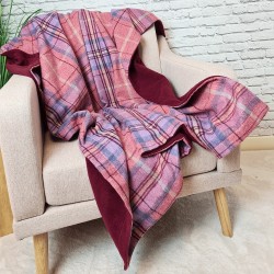Red Tartan Wurfdecke | Rote Tartan-Karo-Decke | Rote Tartan-Karo-Wurfdecken