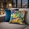 Coussin réversible en velours Midsummer | Coussins réversibles en velours à motifs floraux
