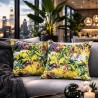 Midsommer Luxus Samtkissen | Floral bedruckte Samtkissen |