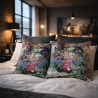 Rhapsody Luxury Velvet Cushions | Flowery Printed Velvet Cushions |