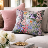 Reversible Velvet Rhapsody Cushions | Reversible Floral Velvet Cushions