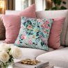 Coussins réversibles en velours Tranquillity | Coussins réversibles à motifs floraux