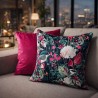 Coussins réversibles en velours Patagonia | Coussins de luxe en velours tropical