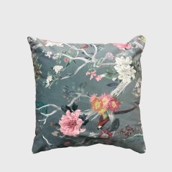 Chinoiserie Luxus Samtkissen | Orientalisch bedruckte Samtkissen
