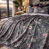 Luxury Chinoiserie Velvet Throw | Luxury Oriental Printed Velvet Throw