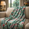Plaid en velours double face - Tranquillité | Plaid en velours imprimé de luxe