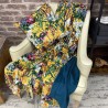 Midsummer Reversible Velvet Throw | Reversible Floral Printed Velvet Throw