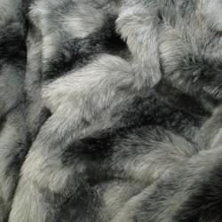 Ashford Schwarzer Kunstpelzstoff