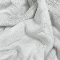 Silver Fox Faux Fur Fabric