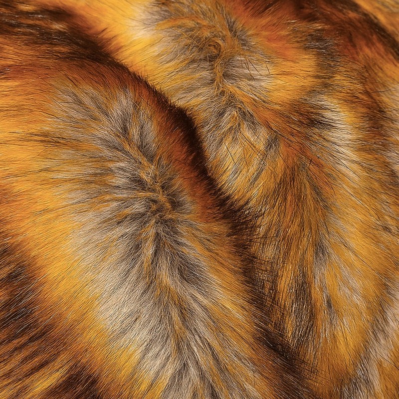 Paprika Faux Fur Fabric