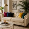 Mustard Yellow Velvet Scatter Cushions | Plain Yellow Velvet Cushions