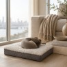 Real Sheepskin Dog Bed | Orthopaedic Memory Foam Pet Bed | Shearling Dog Bed