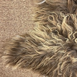 Brown Icelandic Sheepskin Rug, Natural Brown Icelandic Sheepskin